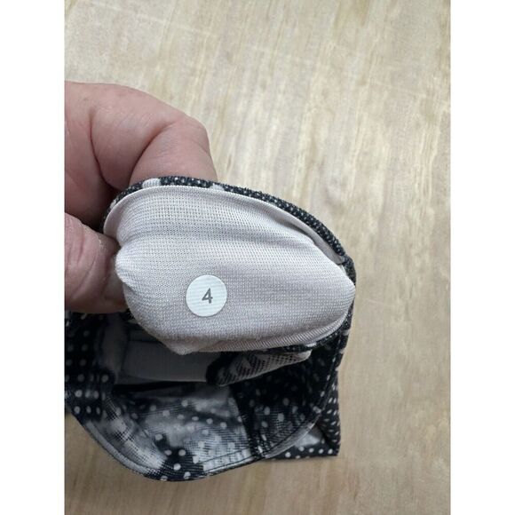 Lululemon Wunder Under Crop II Full-On Luon Dottie Dream Rose Womens 4 Leggings - Picture 2 of 4